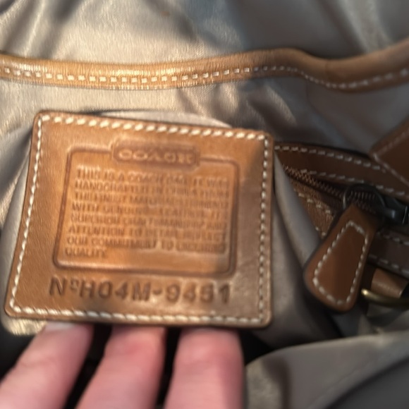 Coach Suede Studded Shoulder Bag - Picture 7 of 7